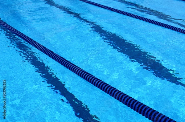 Fototapeta Blue pool water