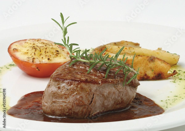 Obraz Fresh grilled beef steak