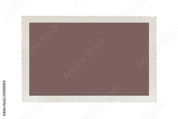 Fototapeta old picture on white background