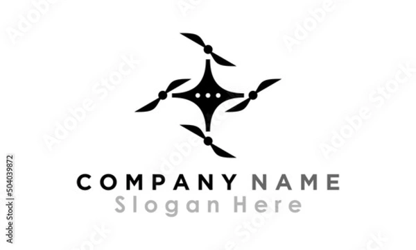 Fototapeta icon drone logo