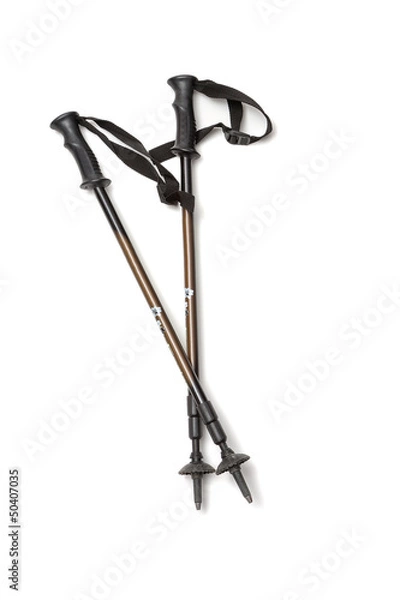 Fototapeta Wanderstöcke