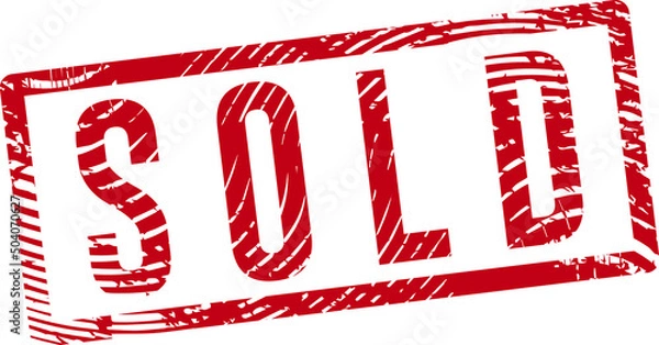 Fototapeta Sold Vector Stamp