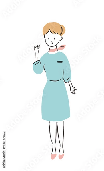 Obraz ビジネスウーマン　気づき