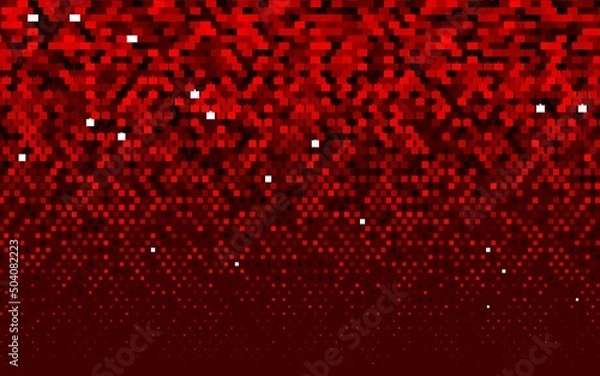 Obraz Light Red vector cover in polygonal style.