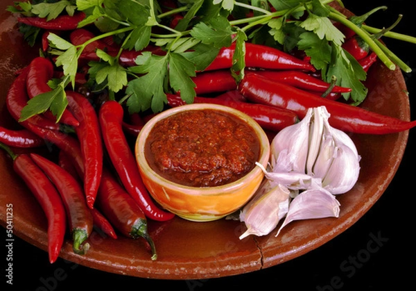 Obraz Sos kaukaski adjika