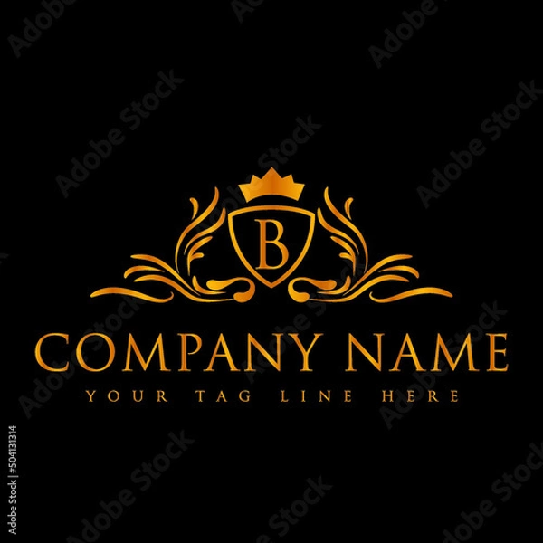 Fototapeta Vector Luxury Logo  Design Template