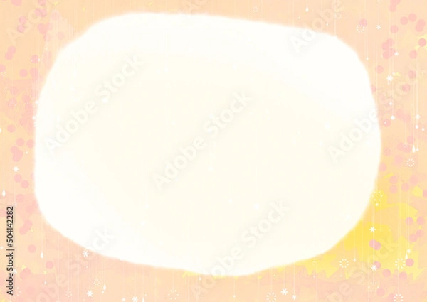 Obraz カラフル背景　壁紙　明るい　イラスト