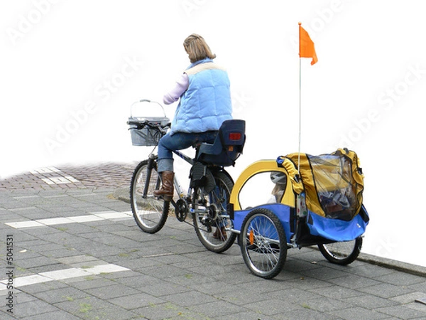 Obraz  bicycle commuting 