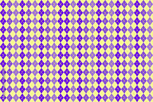 Obraz Digital design fabric pattern in various colors used in textiles.Embroidery designs are made from geometric shapes.