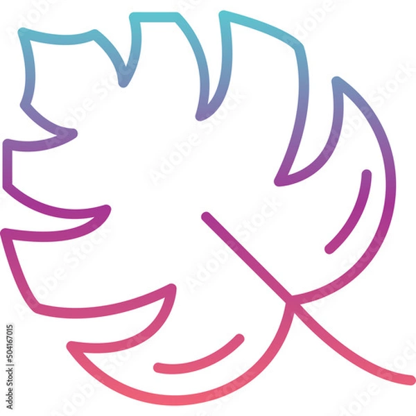 Fototapeta Leaf Icon 