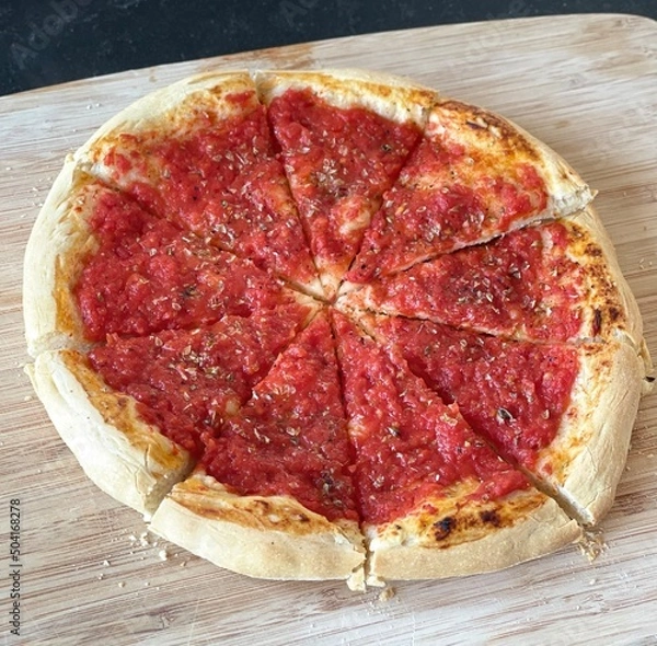 Obraz slice of pizza bread