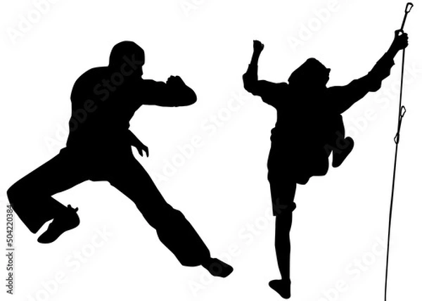 Obraz Climb in black