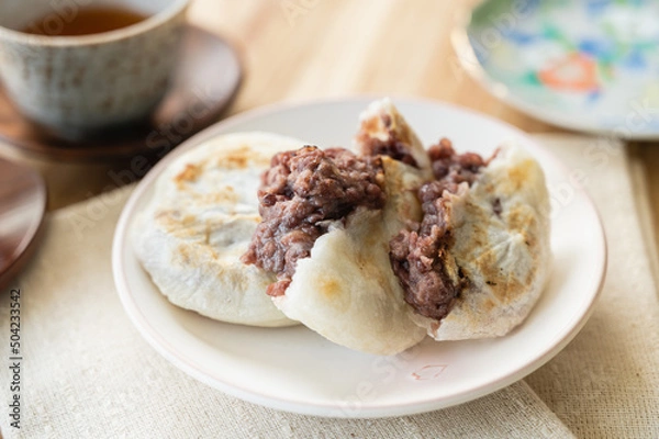 Fototapeta 焼き餅とお茶