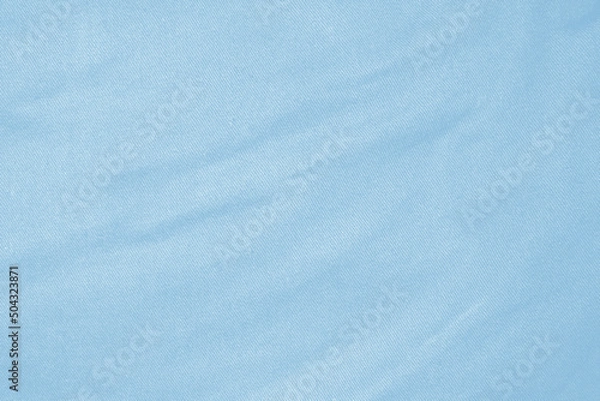 Fototapeta light blue fabric texture full frame blur for background, light blue blur abstract, light blue fabric