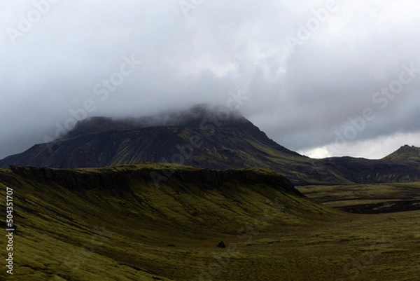 Fototapeta landscape with clouds