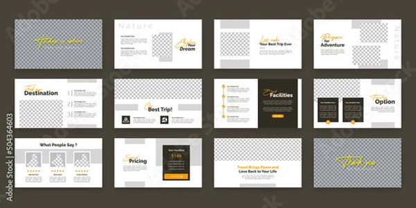 Obraz Holidays Minimalist Presentation Template