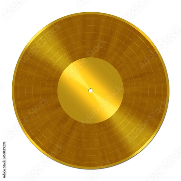 Obraz Golden Vinyl Record