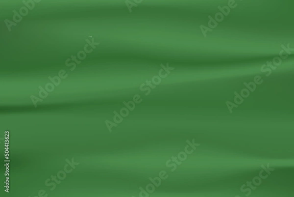 Obraz Green fabric surfaces are streaky. Beautiful wrinkles Bring it as a background in various events. And wallpaper