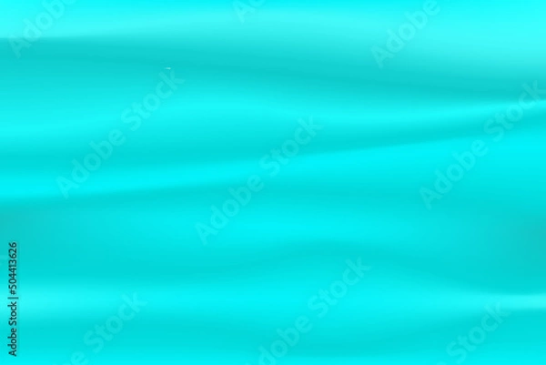 Obraz The bright blue fabric surface looks wrinkles. Beautiful wrinkles Bring it as a background in various events. And wallpaper