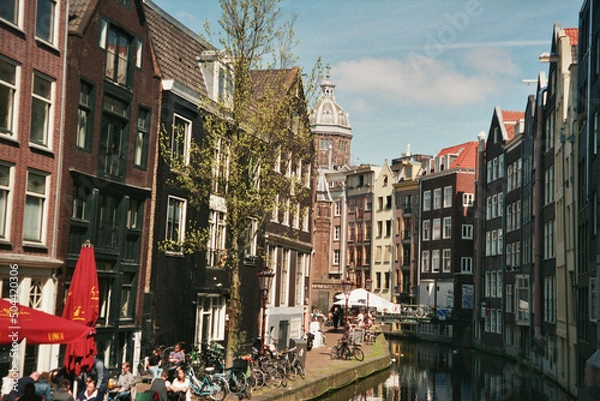 Fototapeta Amsterdam canal