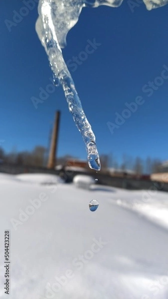 Obraz skating on the ice