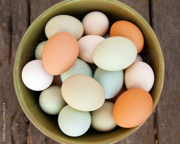 Obraz Natural Easter eggs