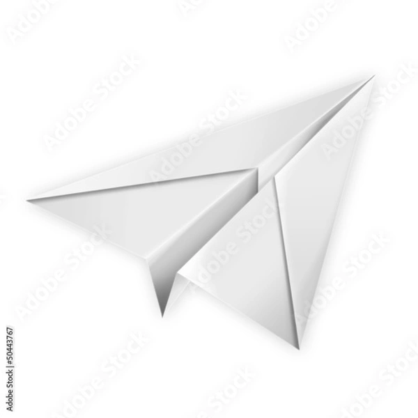 Obraz papierowy samolocik