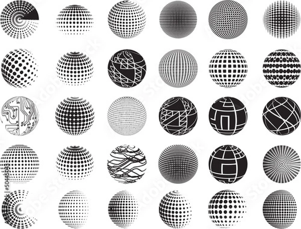 Fototapeta abstrakt kugeln