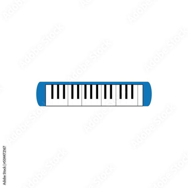 Obraz pianika design illustration