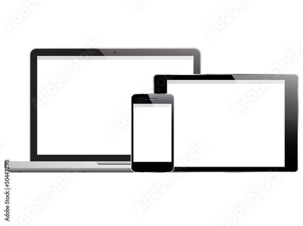 Obraz Mobile Device Collection - PAD / PHONE / NOTEBOOK