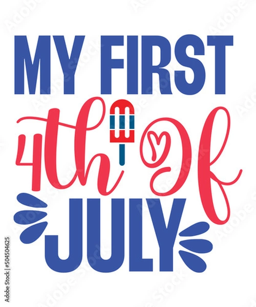 Fototapeta 4th Of July Svg Bundle, fourth of July, cut files,Cricut,dxf, silhouette ,USA Flag Svg, Independence Day, Patriotic Svg,America Svg ,USA SVG,4th of July SVG Bundle, July 4th SVG, Fourth of July svg