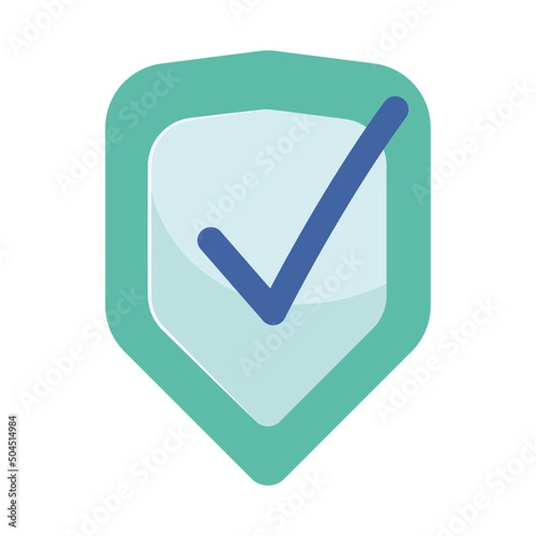 Fototapeta certificate shield icon