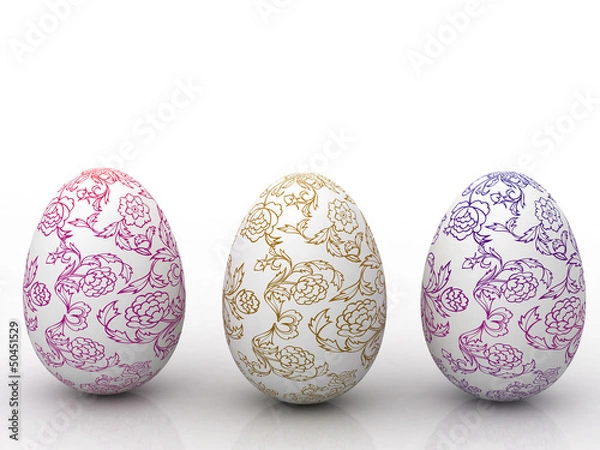 Obraz Easter symbol muster ostern