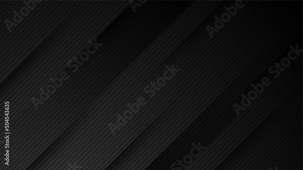 Fototapeta Abstract black colorful background. Vector abstract graphic design banner pattern presentation background web template.