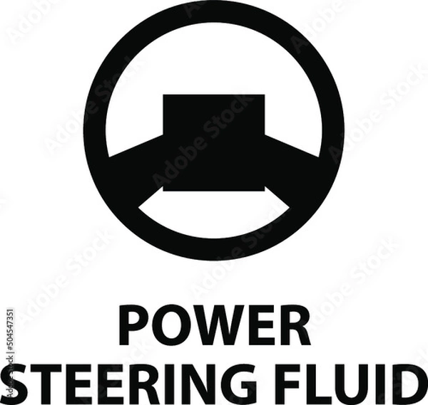 Obraz Vector isolated car dashboard icon with description