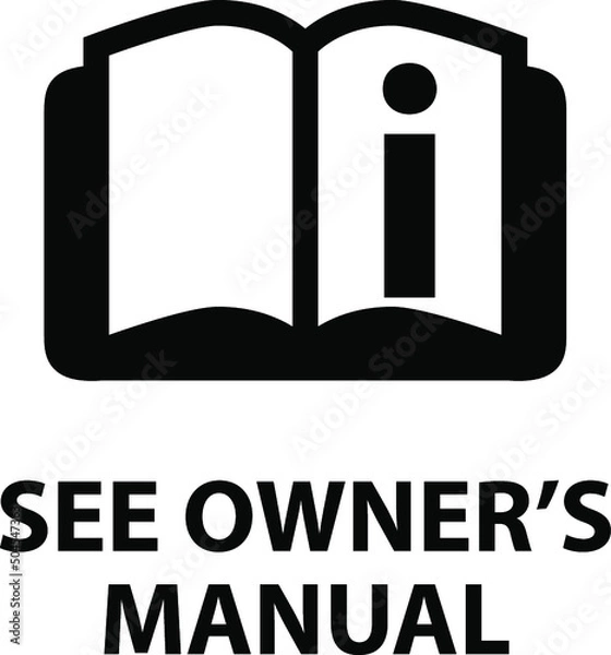 Obraz Vector isolated car dashboard icon with description