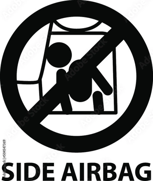 Obraz Vector isolated car dashboard icon with description