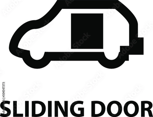 Obraz Vector isolated car dashboard icon with description