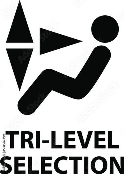 Obraz Vector isolated car dashboard icon with description