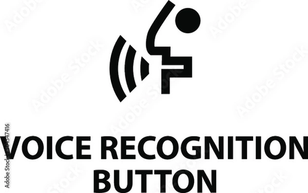 Obraz Vector isolated car dashboard icon with description