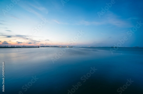 Obraz Seascape at night