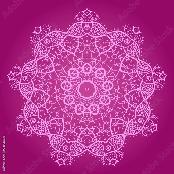 Obraz Oriental mandala motif