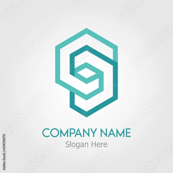 Obraz G and d logo with white background