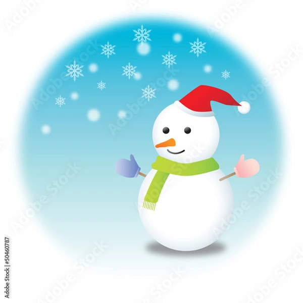 Fototapeta 雪だるま