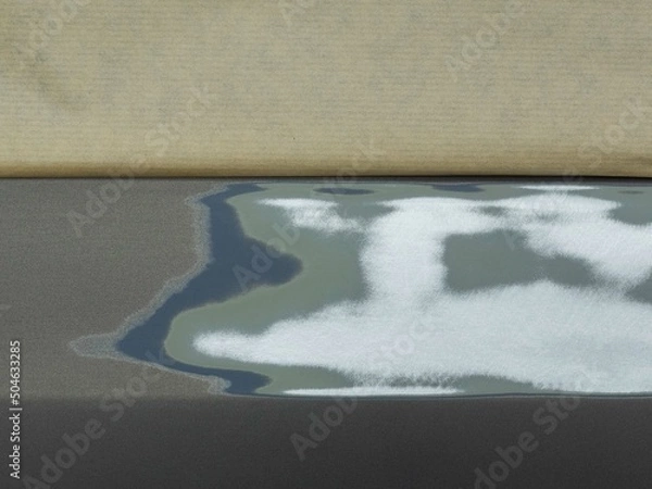 Obraz car surface before applying paints and varnishes.