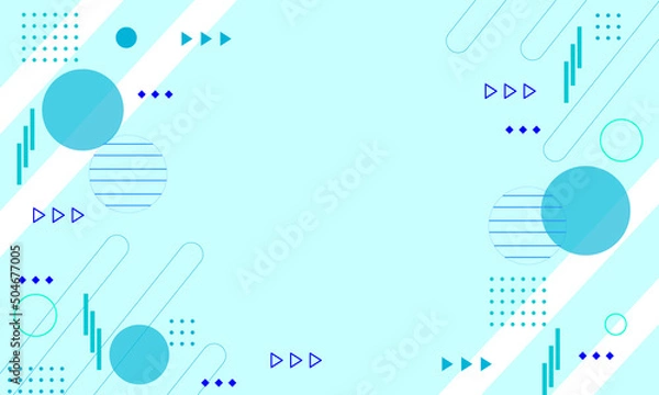 Obraz 幾何学背景