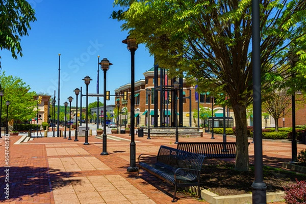 Fototapeta Open Space at Main Street at Exton