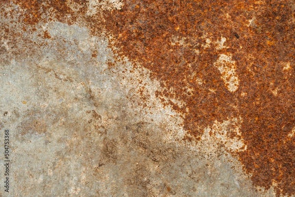 Obraz Close up rusty metal texture background.