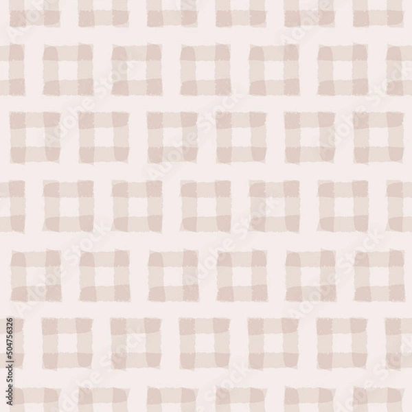 Obraz Vector neutral squares texture seamless pattern