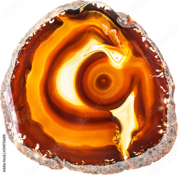 Obraz Vibrant Agate Geode slice